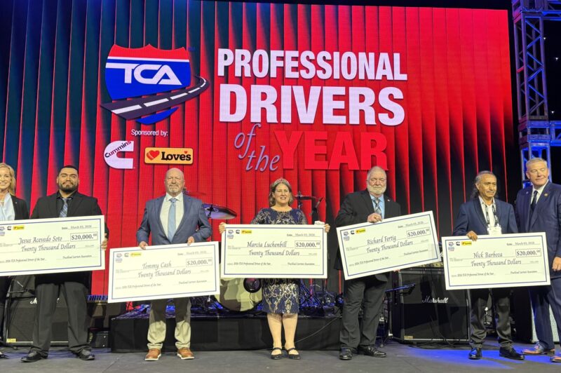 2026 TCA Truck Drivers of the Year, group photo