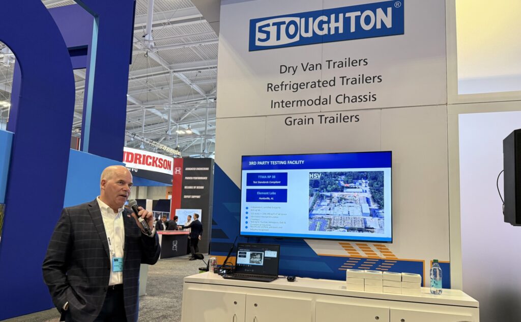 Todd Eicher, Stoughton's vice president of refrigerated products.