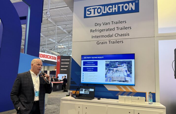 Todd Eicher, Stoughton's vice president of refrigerated products.