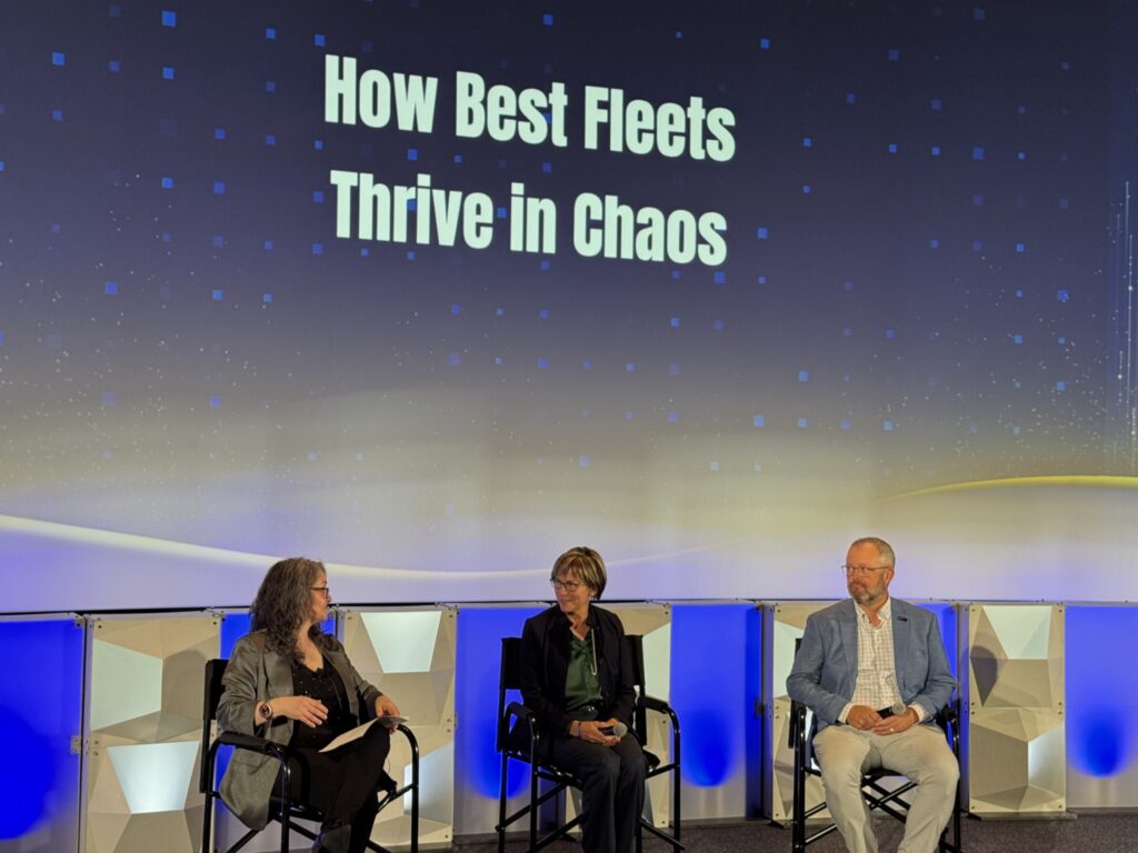 Panel on stage of Best Fleets 2026