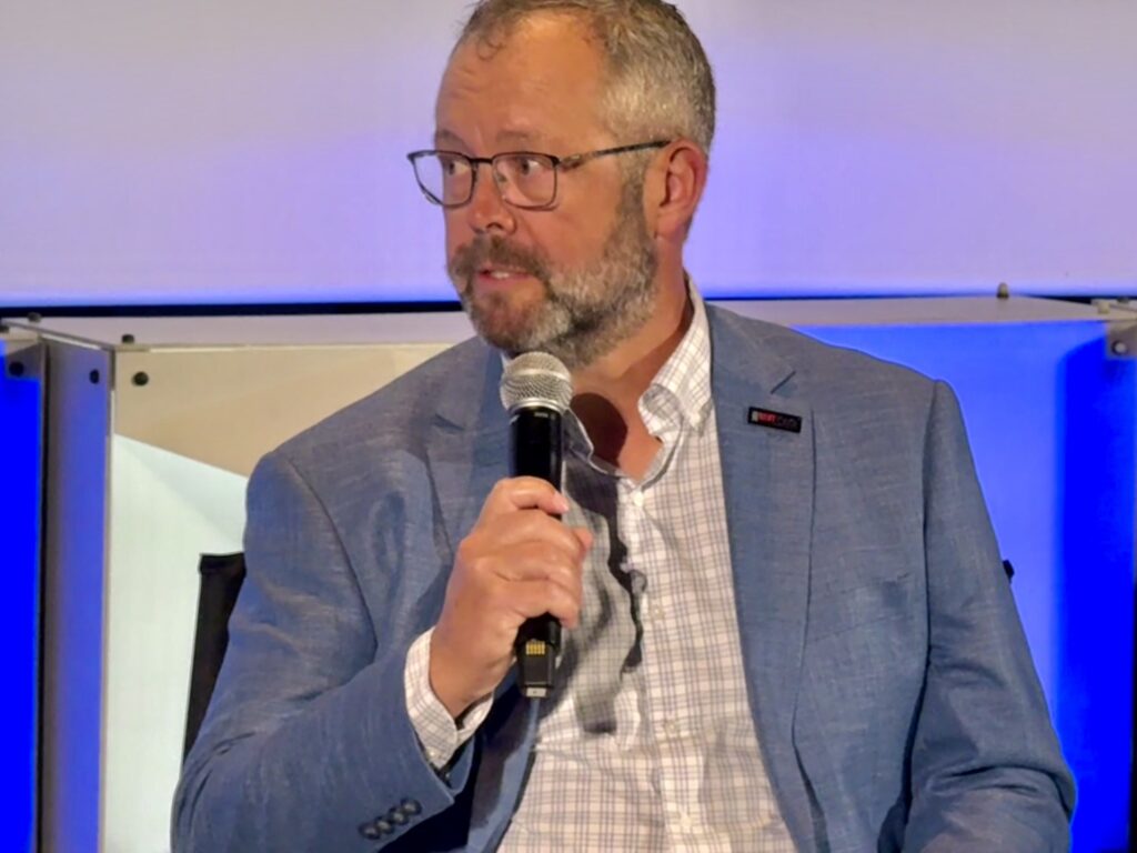 Kyle Johnson on stage