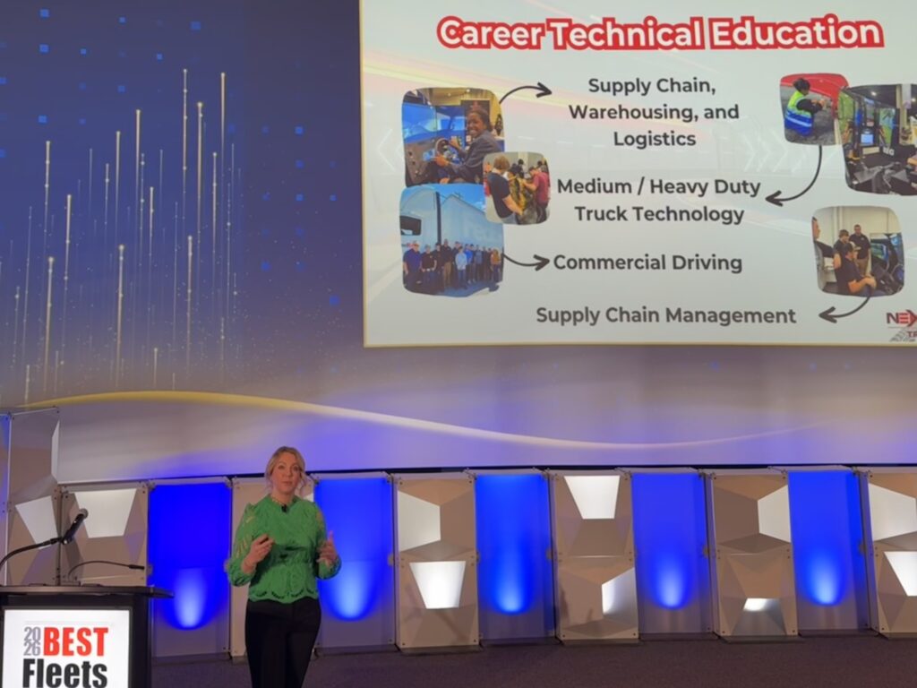 Lindsay Trent on stage