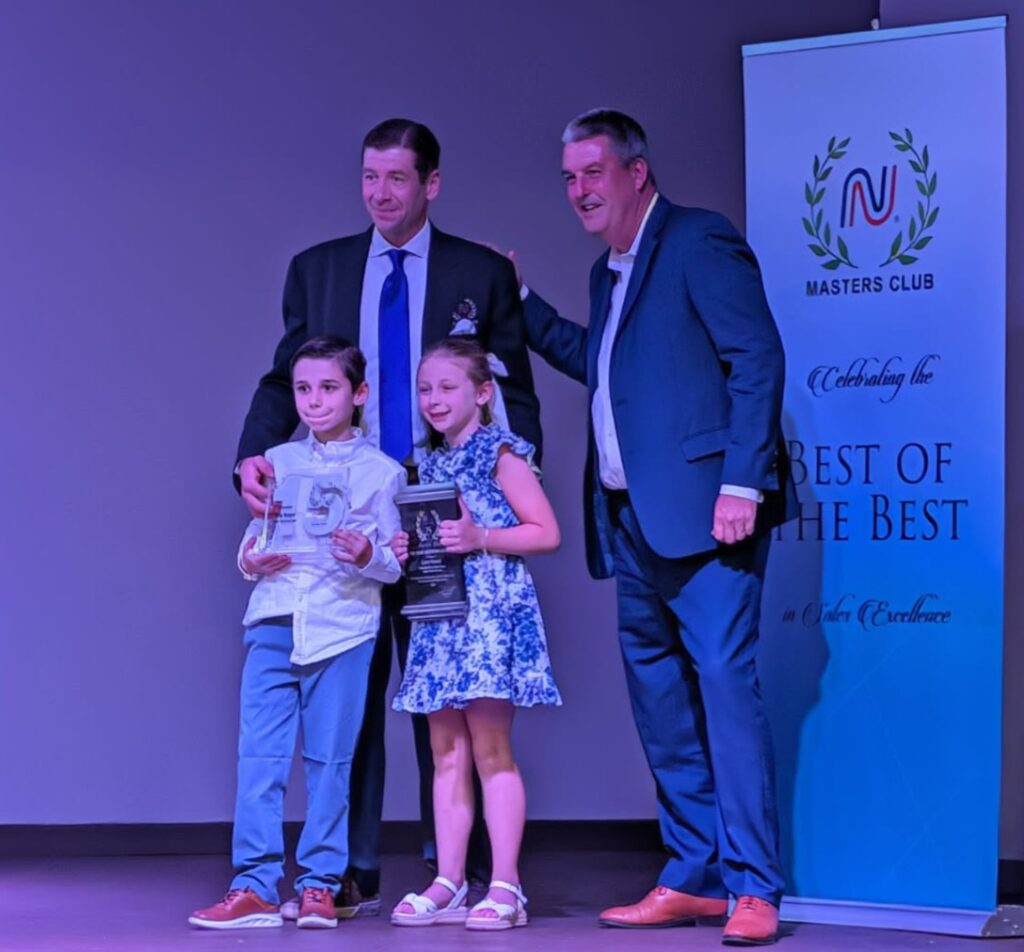 Lacy Teague and family with Dean Vicha