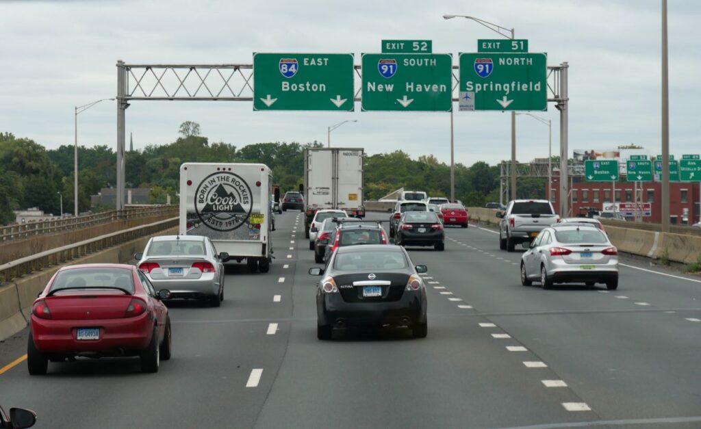 Massachusetts highway traffic