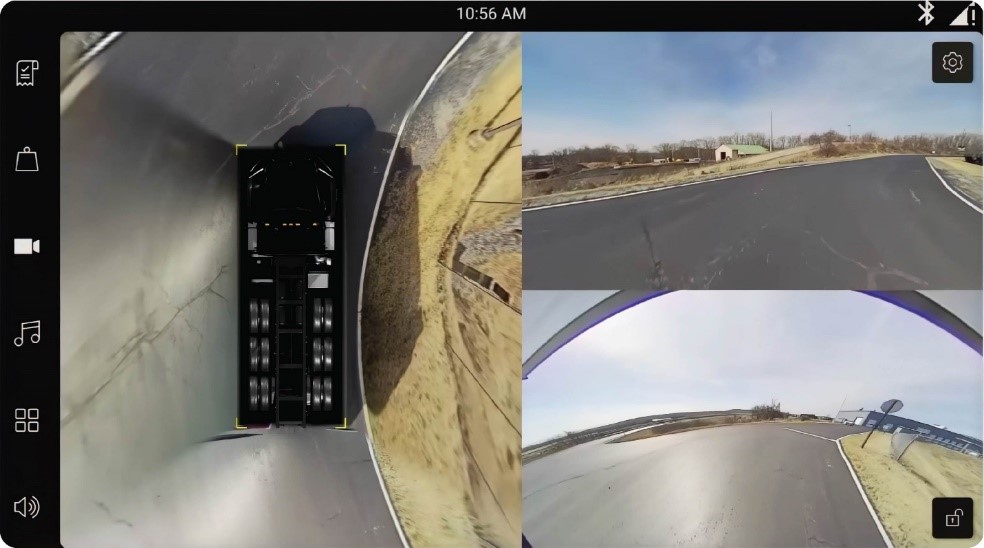 Picture of Mack's CommandView system