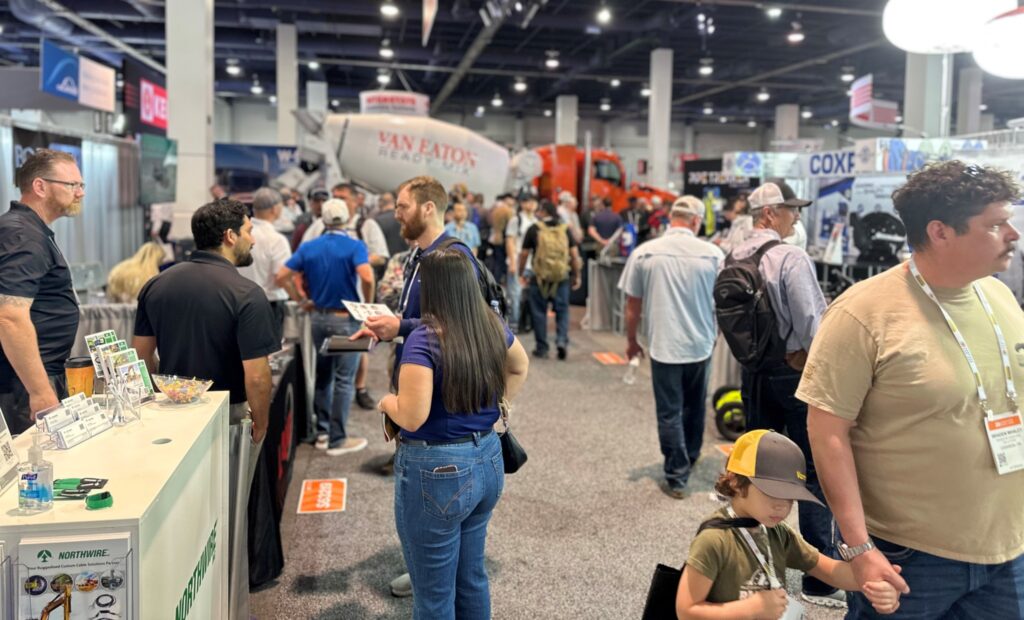 Crowd on the show floor
