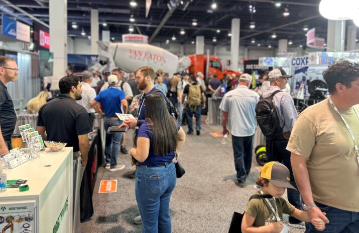 Crowd on the show floor