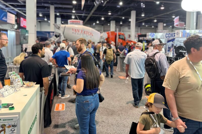 Crowd on the show floor