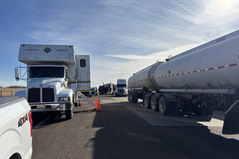 Alberta safety blitz sidelines majority of trucks near Hanna article image