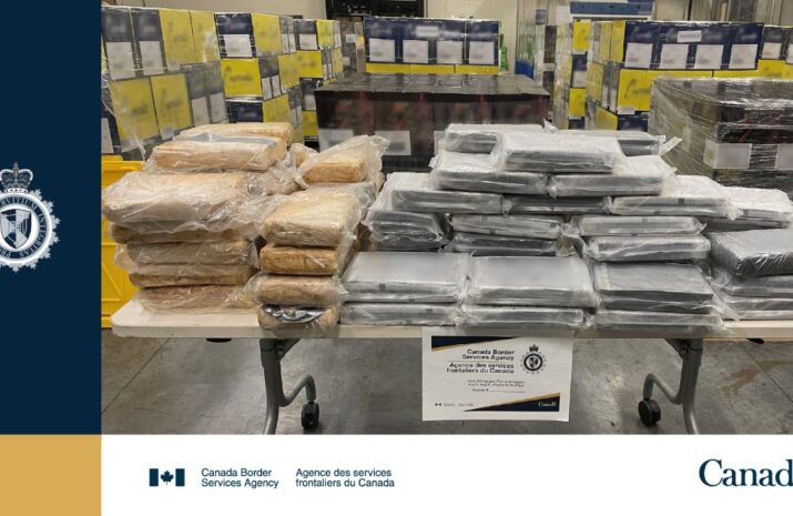 CBSA seizes 80 kg of cocaine from commercial truck at B.C. border article image