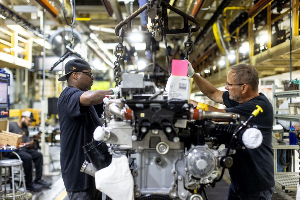 Detroit plant workers