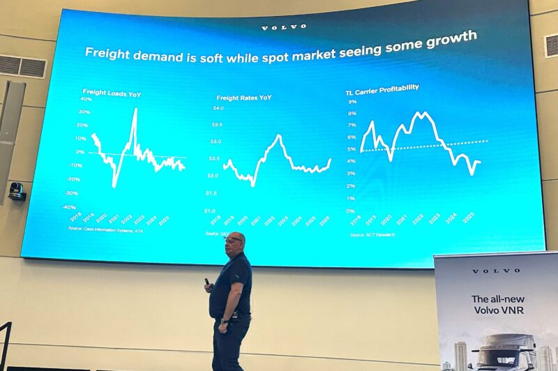 Volvo touts fuel efficiency edge as orders jump despite soft freight article image