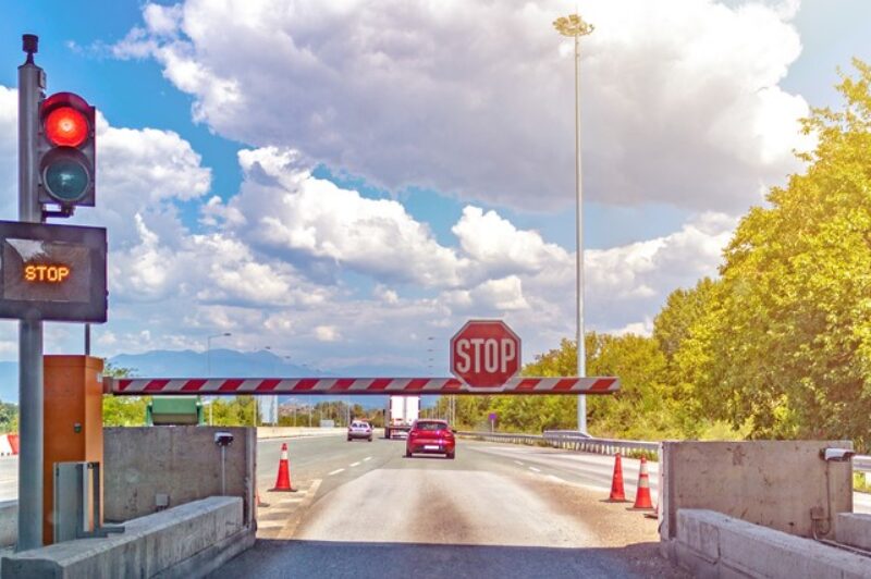 Picture of a toll booth