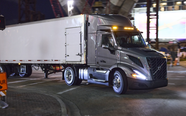 Volvo tractor-trailer