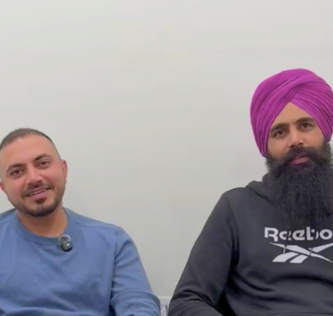 Prince Bali (L) and Karamjit Singh (R)