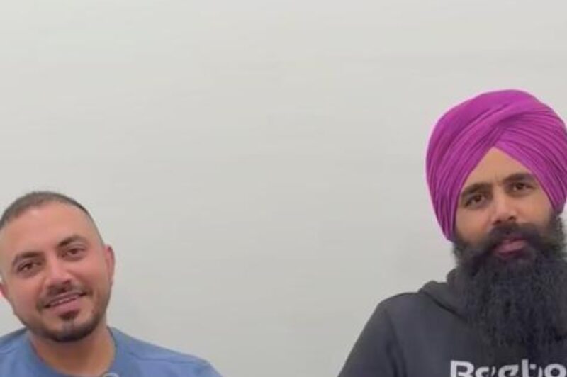 Prince Bali (L) and Karamjit Singh (R)