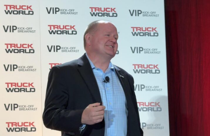 Fuel spikes, tariff swings keep trucking in ‘constant drift,' FTR's Starks says article image