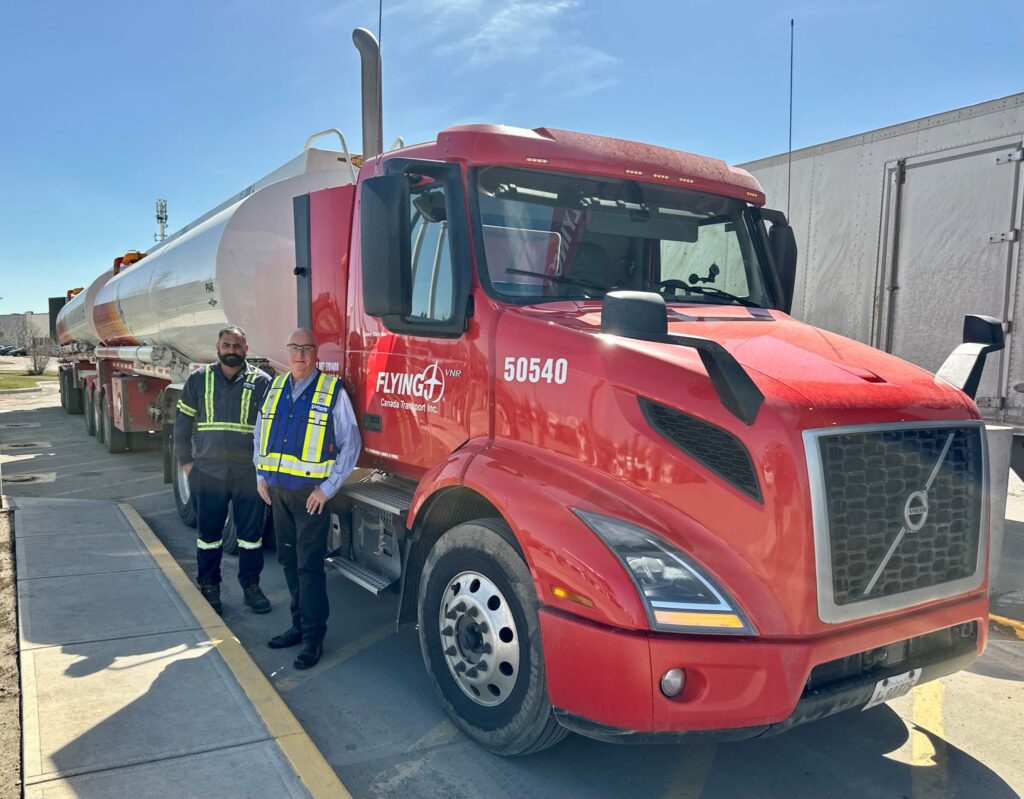 Picture of Dale Howard and a driver