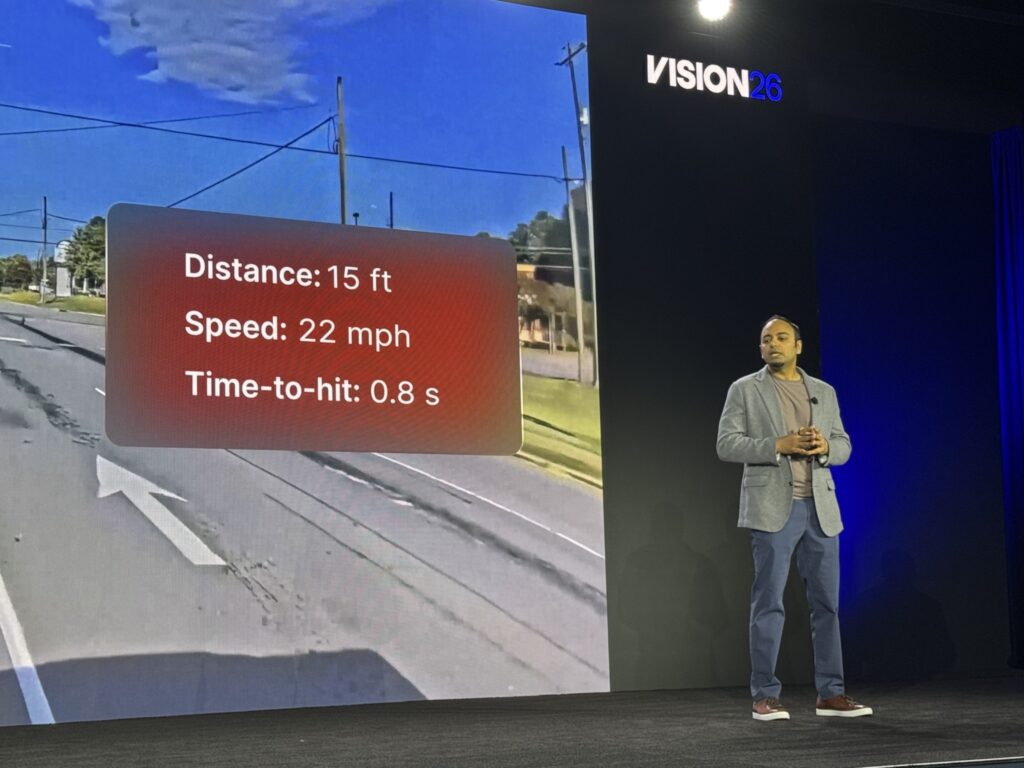 Nihar Gupta on stage during Vison conference 2026