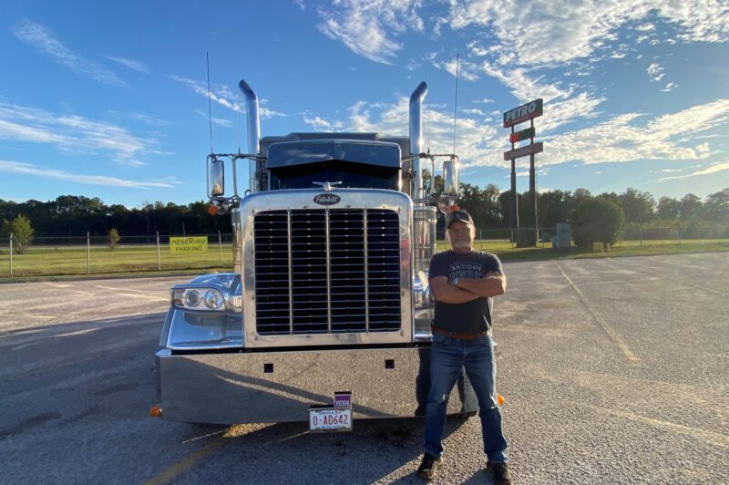 Picture of Richard Munkittrick in front of his truck