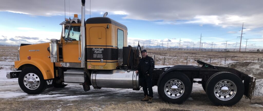 Picture of Tim Comeau and his Western Star