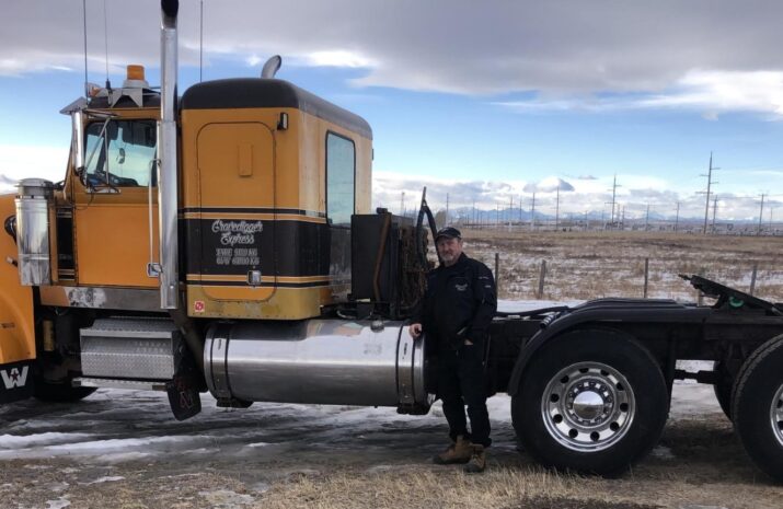 Picture of Tim Comeau and his Western Star