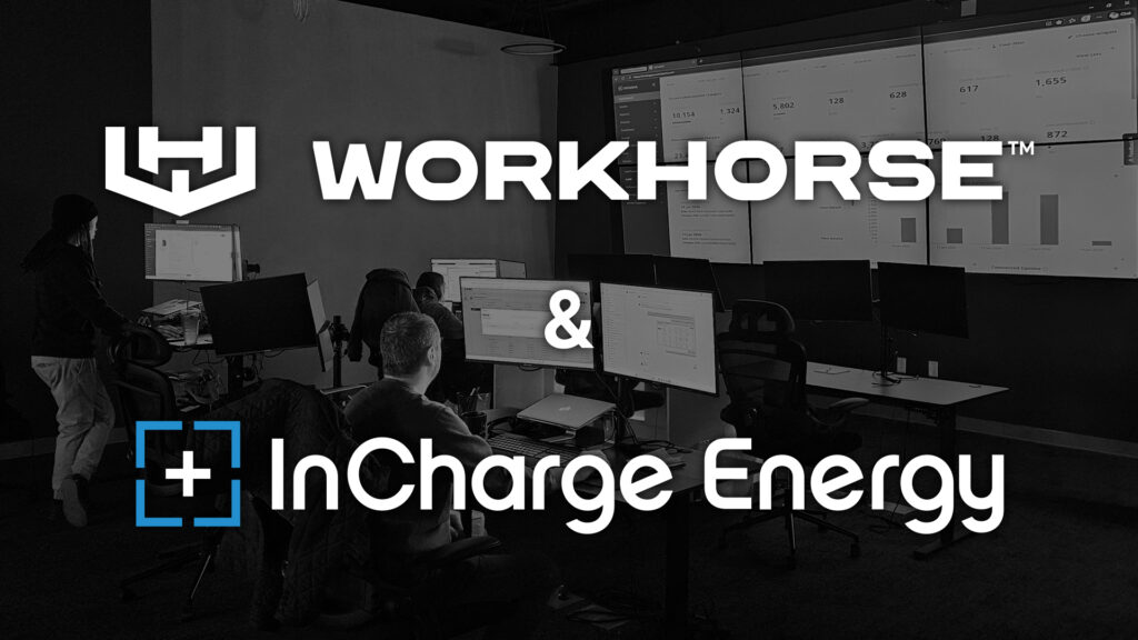 Workhorse and InCharge logos in a partnership announcement image