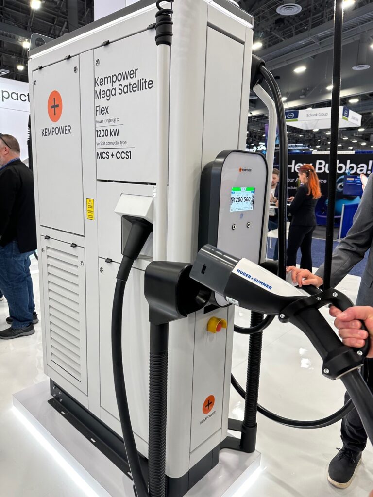 Kempower display in booth