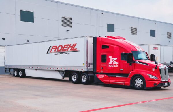 Kodiak hauls autonomous freight for Roehl