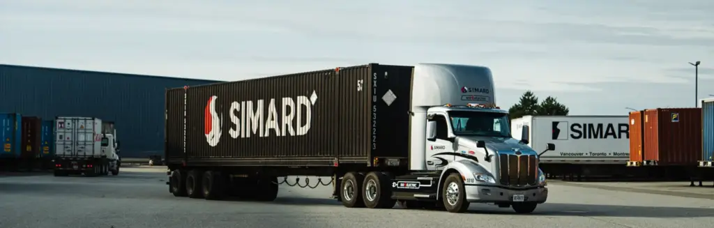 Simard electric drayage truck