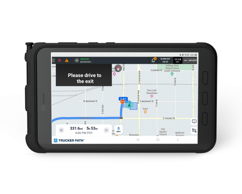 Trucker Path device
