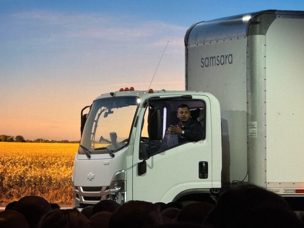 Arpan Podduturi in truck