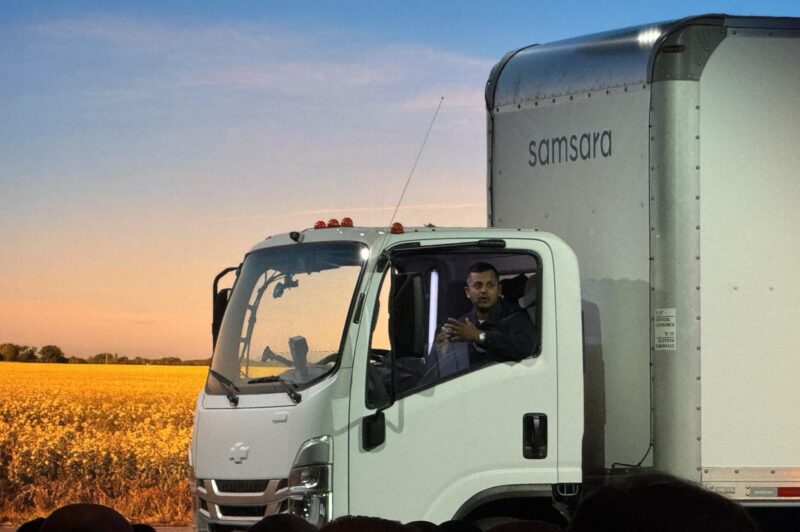 Arpan Podduturi in truck