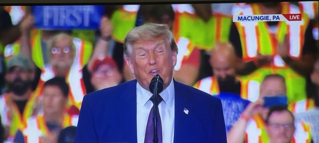 Trump at Mack Trucks