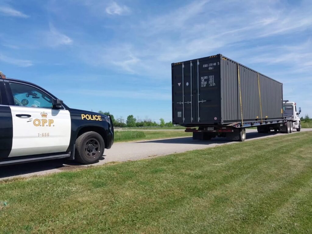 Truck and OPP cruiser