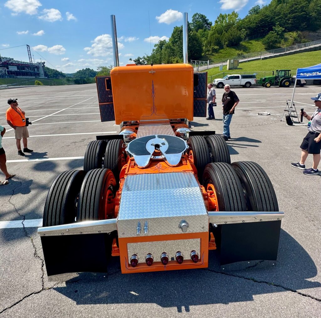 Orange truck
