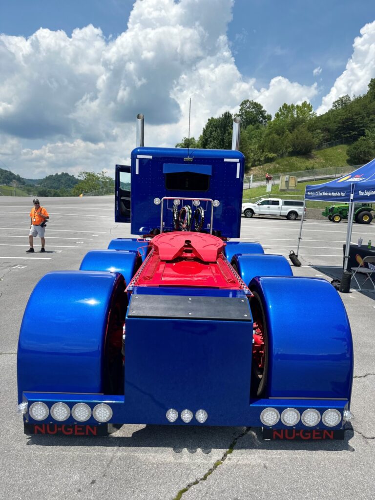Blue truck