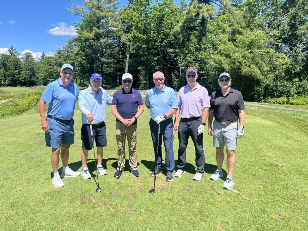 Group shot on golf course
