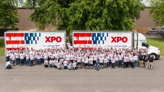 XPO celebrates America's 250th with special trailers.