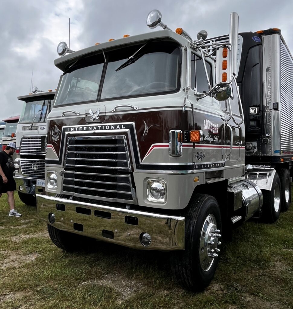 Picture of a classic International cabover