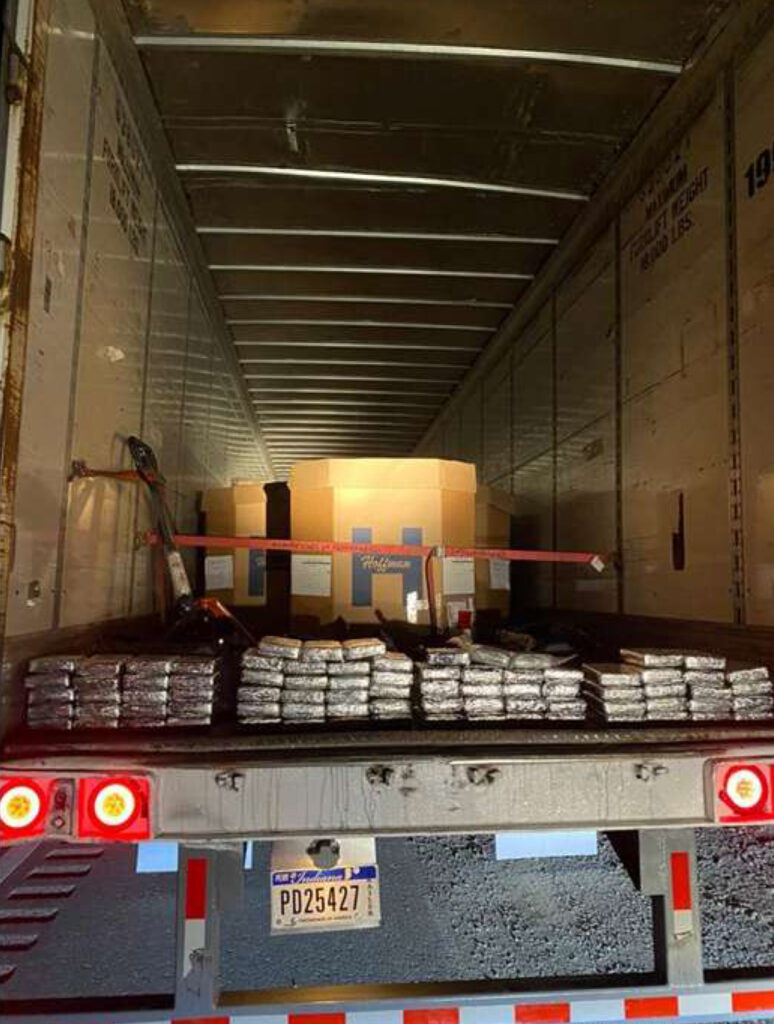B.C. trailer containing drugs