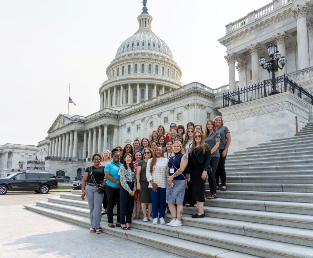 WIM members on steps of Capitol
