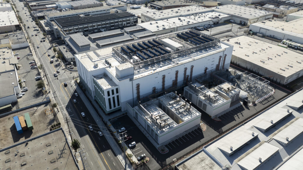 picture of data center in California