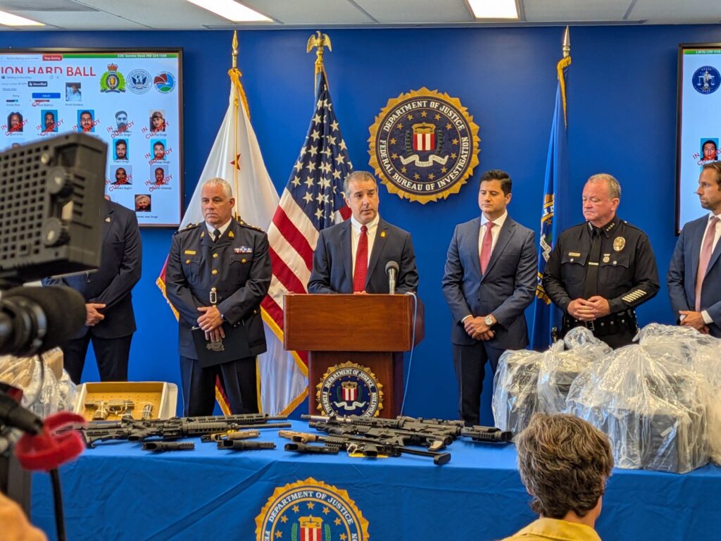 FBI officials announce arrests