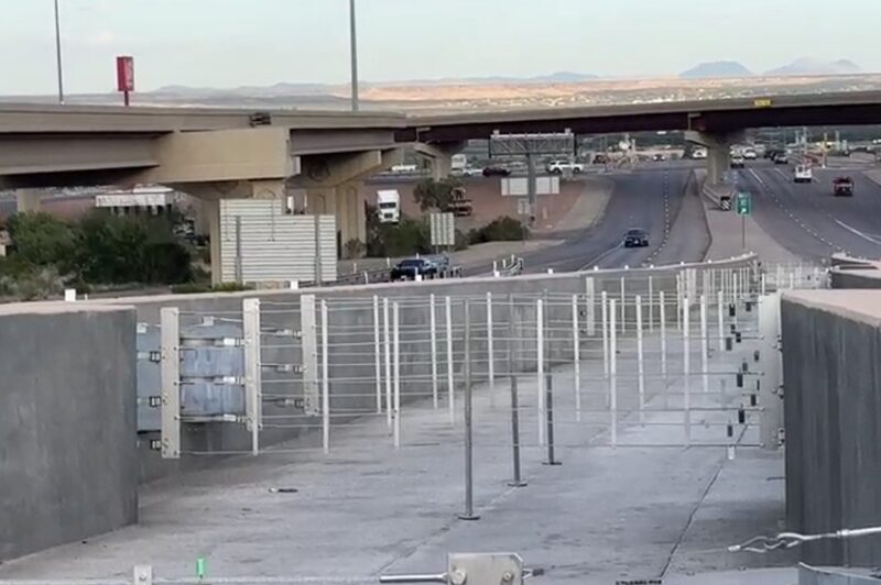 Runaway truck ramp in El Paso