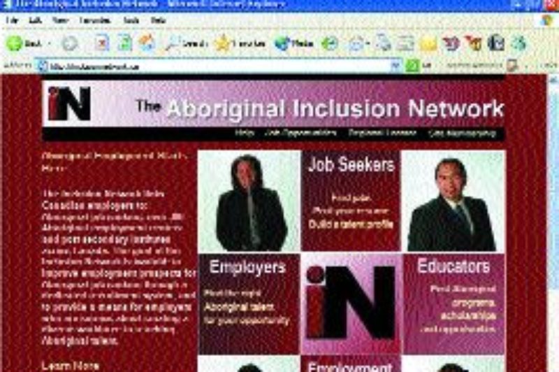 ONLINE: Trucking companies can peruse the Web site and find Aboriginals looking for jobs in the trucking industry.