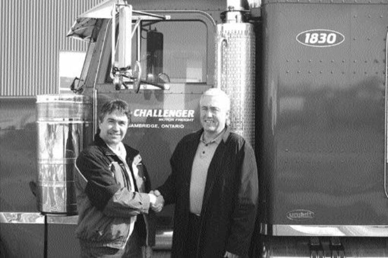 CONGRATS: Don Gole (left) is congratulated by Dan Einwechter.