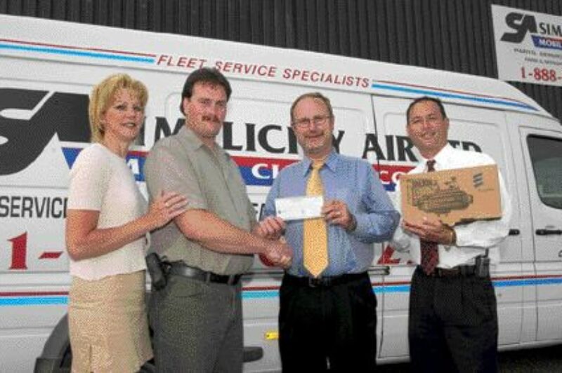 WINNERS: Espar's contest rewarded customers as awell as dealers who participated in the program. Winners were $5,000 richer following the contest.