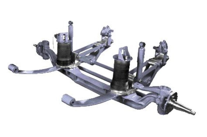 LIGHTER WEIGHT: Dana's FrontRunner suspension is about 75 lbs lighter than comparable traditional suspension systems.