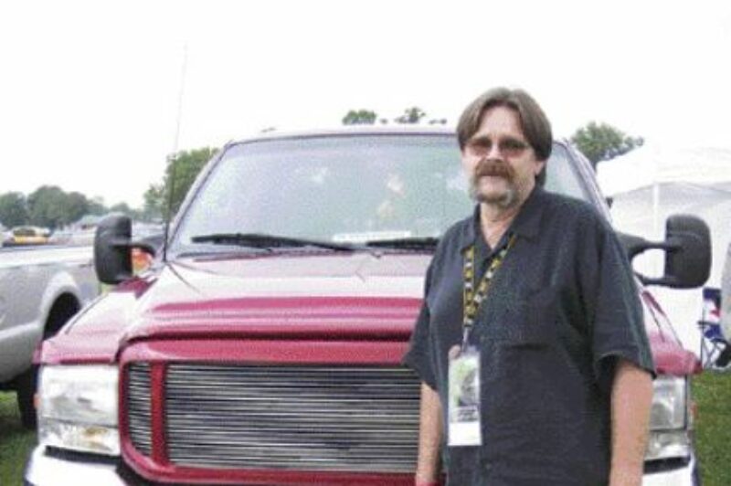 MORE POWER: Larry Baugher is one of many former truck drivers looking for a big rig feel with a Power Stroke Diesel engine.